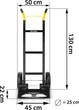 Wózek transportowy Humberg składany taczkowy młynarka magazynowy 250 kg HM-516  - obraz 4