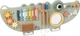 Drewniana tablica manipulacyjna Tooky Toy Krokodyl TP552 (6976831555566) - obraz 3
