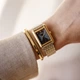 Жіночий годинник Burker Watches Olivia сріблястий та золотистий з чорним циферблатом (OLBGS) - зображення 4