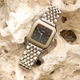 Жіночий годинник Burker Watches Macy сріблястий та золотистий з чорним циферблатом (MCBGS) - изображение 7