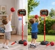 Детский набор для игры в баскетбол Playset кольцо на стойке с регулировкой, насос, мяч (HF 606) - изображение 2