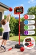 Детский набор для игры в баскетбол Playset кольцо на стойке с регулировкой, насос, мяч (HF 606) - изображение 5