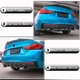 Дифузор заднього бампера V4 (для M-Sport, Карбон) для BMW 4 серія F32/F33/F36 2012-2020 рр - зображення 4
