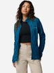 Спортивна кофта жіноча Columbia Essential Hike Grid Fleece Full Zip 2136233442 L Синя (199141933589) - зображення 5