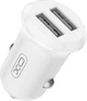 Автомобільний зарядний пристрій XO CC67 White (6975837583153) - зображення 1