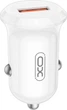 Автомобільний зарядний пристрій XO CC68 USB-A 18W White (6975837583177) - зображення 1