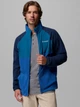 Толстовка на флісі, на блискавці чоловіча Columbia Vital Valley LW Fleece 2157382434 XL Синя (199644100464) - зображення 5