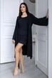 Комплект вискозный с кружевом короткий Кс0330п Синий, 3XL - изображение 1