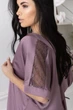 Ночная рубашка + халат шелковый Кбф1015н, 3XL (52-54) - изображение 7