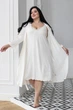 Изысканный комплект с кружевом батал Ка1220н Айвори, 3XL - изображение 8