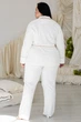 Женский брючный комплект Ка1424 Айвори, 3XL - изображение 3