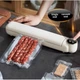Вакуумный упаковщик пищевых продуктов + 10 пакетов, Vacuum Sealer LS-801, Белый / Домашний вакууматор для еды - изображение 2