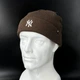 Зимняя коричневая шапка 47 brand New York Yankees B-RNDLE17ACE-BW - изображение 1