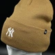 Зимняя бежевая шапка 47 brand New York Yankees B-BRNCK17ACE-QLA - изображение 2