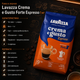 Зернова кава Lavazza Crema e Gusto Forte Espresso 1010 г купаж арабіки робусти темне обсмажування насичена міцна ароматна з шоколадними пряними нотками щільною кремою для кавомашини еспресо американо капучино лате - зображення 3