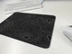 Килимок для миші WorkPlaceShop Black Waves 210x300x3 мм (WPS-MP-10551-210x300) - зображення 3