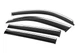 Ветровики с хромированным молдингом Niken Luxury (4 шт) для Toyota Land Cruiser 200 2007-2021 гг - изображение 3