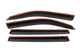 Ветровики с хромированным молдингом Niken Luxury (4 шт) для Toyota Land Cruiser 200 2007-2021 гг - изображение 7