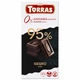 Шоколад Torras Чорний 95% какао, 0% Цукру, без Глютену Кето дієтичний 75 г - изображение 3