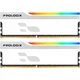 Оперативная память Prologix Onyx RGB 32 ГБ 2x16 ГБ DDR5 6000 МГц CL36 White (PRO32GB6000YWR5K) - изображение 2