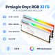 Оперативная память Prologix Onyx RGB 32 ГБ 2x16 ГБ DDR4 3600 МГц CL18 White (PRO32GB3600YWR4K) - изображение 1