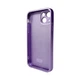 Чохол для смартфона AG Glass Matt Frame Color Logo for iPhone 12 Light Purple - изображение 2