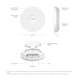 Точка доступа TP-LINK EAP720 BE3600 1x2.5GE, PoE - изображение 9