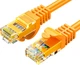 Патч-корд Choseal QS2668CT15J Cat 6a UTP 10 Гбіт/с 15 м Помаранчевий - зображення 1