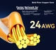 Патч-корд SAMZHE HCT100 Cat 6 мідь 1 Гбіт/с 10 м Чорний - зображення 5