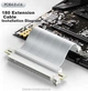 Райзер-кабель ZHENWEI PCIe 4.0 x16, вертикальний 180°, 15 см, білий - зображення 2