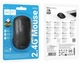Бездротова миша Hoco GM42 Platino 2.4G Wireless Mouse Black - изображение 3