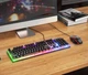 Комплект Hoco GM18 Luminous Gaming Keyboard and Mouse Set RU Black - зображення 7