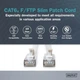 Патч-корд 0.5м, FTP, cat.6A, Sliim, AWG 32/7, Cu, LSZH, grey Digitus (DK-1632-A-005S) - зображення 6