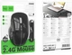 Бездротова миша Hoco GM40 Dixon RGB 2.4G/Bluetooth Rechargeable Wireless Mouse Dark Night Чорний - изображение 3