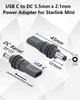 Адаптер Starlink Mini PD20V 100W Type-C to DC перехідник для живлення Старлінк Міні Gray (19883) - зображення 6