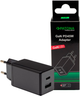 Ładowarka PATONA Premium GaN PD45W 1xUSB-C 1xUSB-A PD3.0 QC3.0 Black (4055655234566) - obraz 1