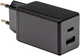 Ładowarka PATONA Premium GaN PD45W 1xUSB-C 1xUSB-A PD3.0 QC3.0 Black (4055655234566) - obraz 2
