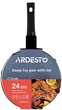 Сковорода глибока Ardesto Gemini Gourmet Andria 24 см з кришкою AR1924GMG - зображення 10