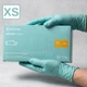 Рукавички нітрилові, Nitrylex Green, м'ятного кольору, розмір XS, 100 шт. - зображення 1