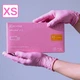 Рукавички нітрилові, Nitrylex Pink, рожевого кольору, розмір XS, 100 шт. - зображення 1