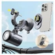 Держатель для телефона Baseus PrimeTrip Bike Handlebar Mount Держатель для велосипеда на руль с фонариком и магнитным креплением Черный - изображение 5