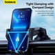 Автотримач для телефону Baseus UltraControl Go Suction Type Car Mount Автомобільний тримач на торпеду/скло з механічним затискачем та регулюванням положення Чорний - зображення 6