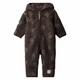 Флисовый комбинезон Molo Umeko Bark Smile, цвет коричневый, размер 62 (263.5W26L302.3515) - изображение 1