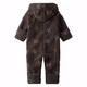 Флисовый комбинезон Molo Umeko Bark Smile, цвет коричневый, размер 62 (263.5W26L302.3515) - изображение 2