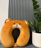 Подушка для путешествий Memory Foam Собака Сиба-ину 32х25х10 см коричневый - изображение 1