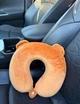 Подушка для путешествий Memory Foam Собака Сиба-ину 32х25х10 см коричневый - изображение 4