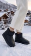 Угги женские No Brand С529 зимние черные 41 25.5 см - изображение 5