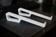 Подставка под ноутбук из двух частей для стола 3D печать белая - изображение 3