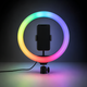 Кольцевая LED-лампа 3D-26 RGB 26 см с USB-питанием - изображение 4