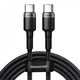 Кабель Baseus Cafule Flash Charging Type-C to Type-C PD 2.0 100W (2m) - зображення 1